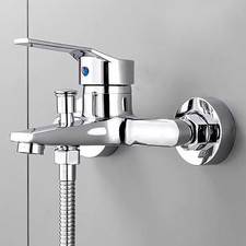 Basin Faucets Chrome Wall