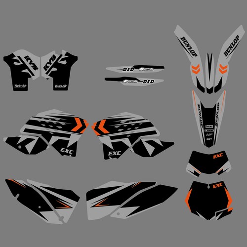 Graphics decals kit for ktm - decals,