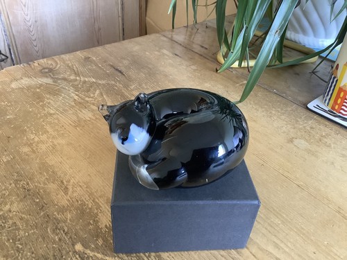 Langham art glass black - glass,