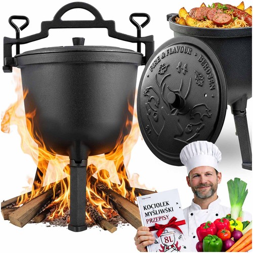 Cast iron cauldron hunting - iron,