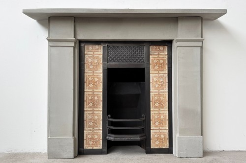 Antique victorian fireplace - antique,