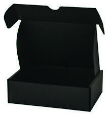 25 fully dyed black corrugated postal boxes 150✕100✕70mm