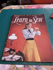 Vintage old Learn To Sew
