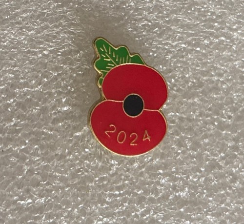 2024 poppy remembrance pin - remembrance,