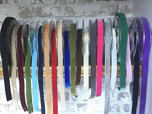 Wide luxurious velvet - 16, mm.