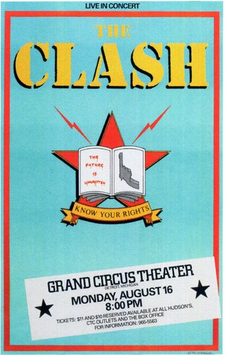 The clash concert poster - poster,