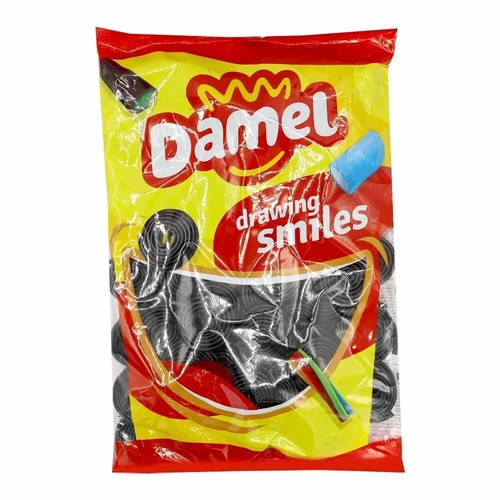Damel liquorice wheels - liquorice, 1kg