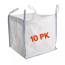 10 BULK BAGS TON BAGS BUILDERS GARDEN WASTE 1 TONNE TON JUMBO BAGS STORAGE SACK