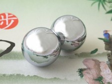 Baoding Balls Solid Stainless Steel 30mm 2pcs For Wrist Strengthening Relaxation