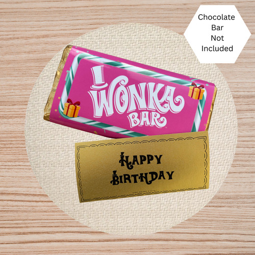 Happy birthday pink wonka - birthday,