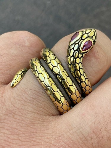 Snake ring 14k - ring,