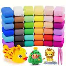 48 Colors Air Dry Clay with 3