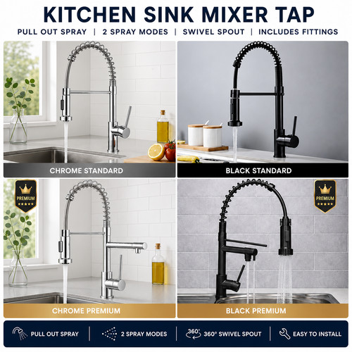 Kitchen sink mixer tap pull - kitchen,