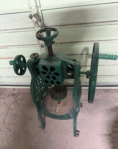 Manual ice crusher and - and, shaver