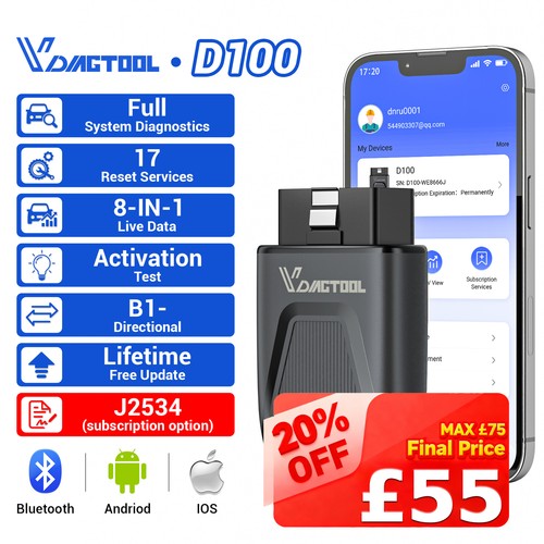 New vdiagtool d100 - new,