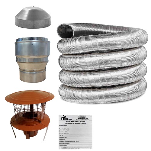 5inch flue liner kit 125mm - kit,