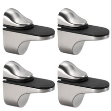 4Pcs Adjustable Glass Shelf