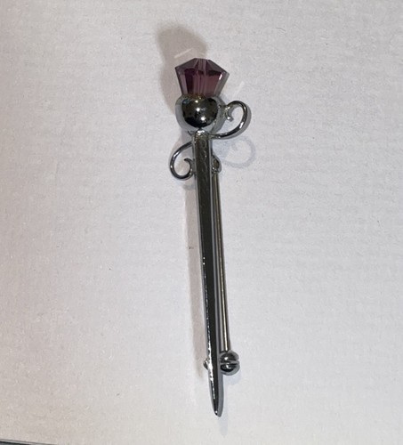 Mizpah thistle brooch pin - thistle,