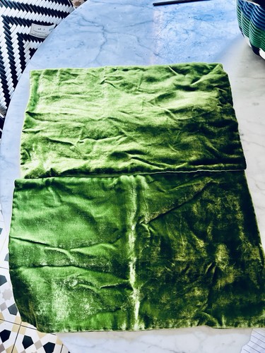 Zara home green velvet - home,