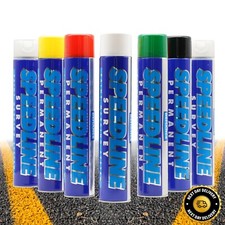 Speedline Line Marker Aerosol Spray Paint 750ml Sports Field, Survey Marker Road