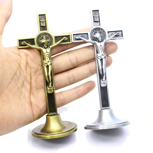 Standing cross crucifix jesus - crucifix,