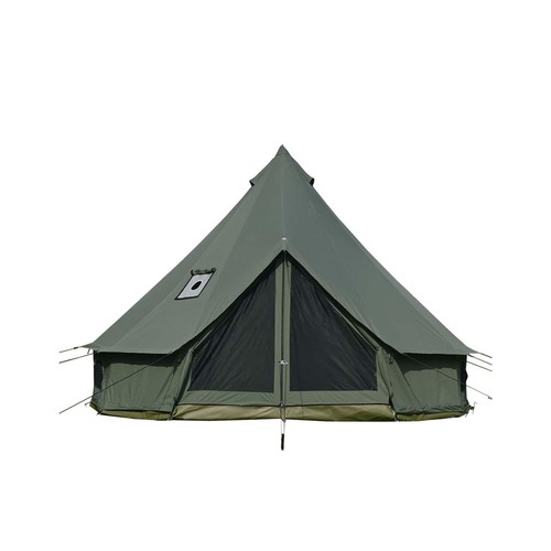 Cotton canvas bell - tent, with