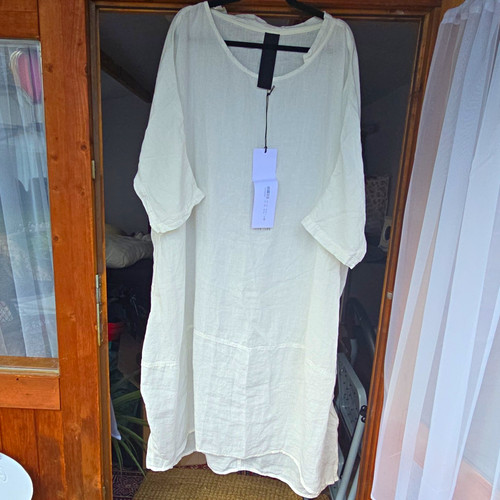Rundholz white linen - white, oversized