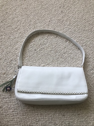 Tula white leather bag - white,