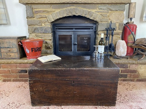 Camphor wood campaign chest - camphor,