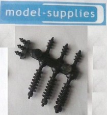 Dinky 908 Antar reproduction transformer black plastic pylons (set of 7)