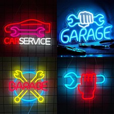 Garage LED Neon Sign Wall