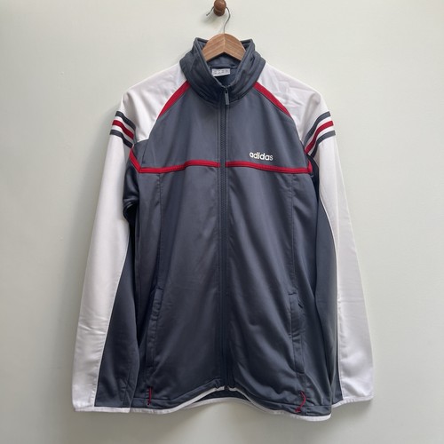 Adidas track jacket grey full - jacket,
