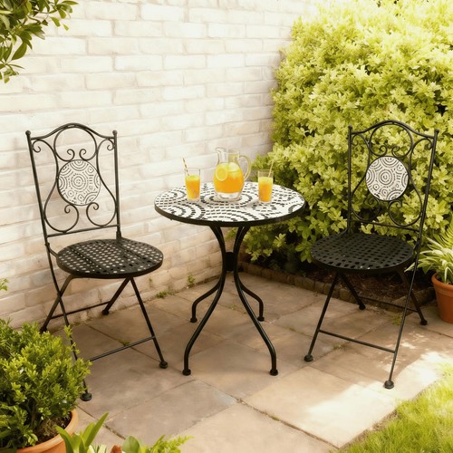 Metal mosaic bistro set - mosaic,