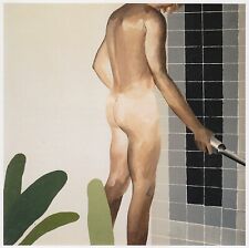 Boy About to Take a Shower