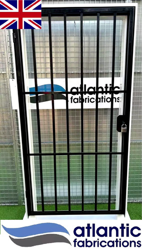 Steel security gate angle - security,