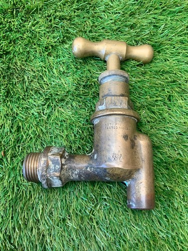 Vintage brass garden - garden, tap