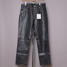 ALL SAINTS Leather Jeans Mens