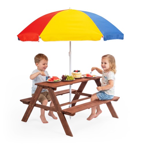 Kids picnic table with - table,