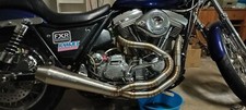 Harley Dyna FXR 2-Into-1 Custom Exhaust System 1991–2017 | Stainless Pipes