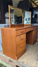 McINTOSH long dressing table with triple mirrors spacious drawers tilting centre