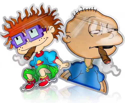 Funny cartoon mylar - mylar, bags