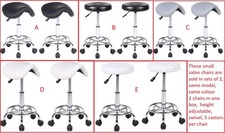 2 Small Salon Chairs Massage