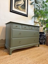 Stag chest drawers - chest, green