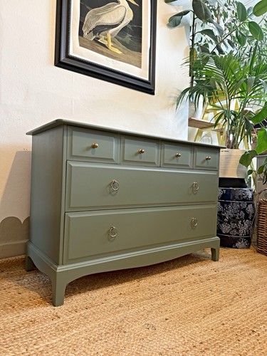 Stag chest drawers green - drawers,