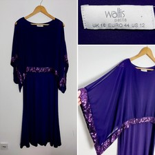 Wallis Purple Chiffon Cape
