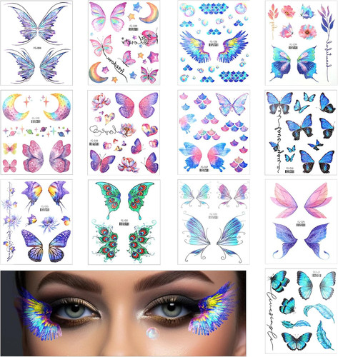 Butterfly temporary tattoos - butterfly,