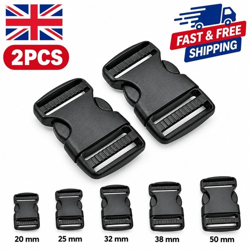 50mm plastic release - plastic, buckle