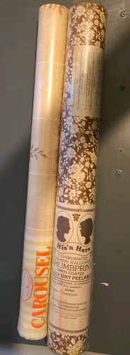Vintage wallpaper rolls - wallpaper,