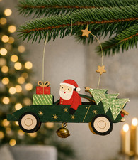 Gisela graham wooden santa - gisela, in