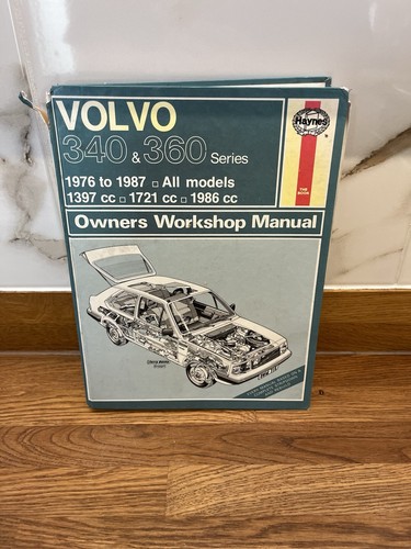 Haynes volvo 340 360 series - volvo,